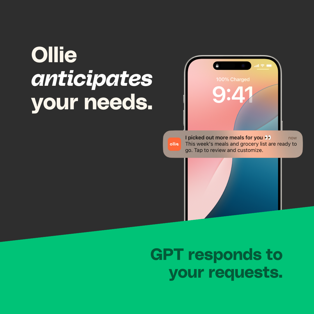 Ollie for Meals vs GPT: automation