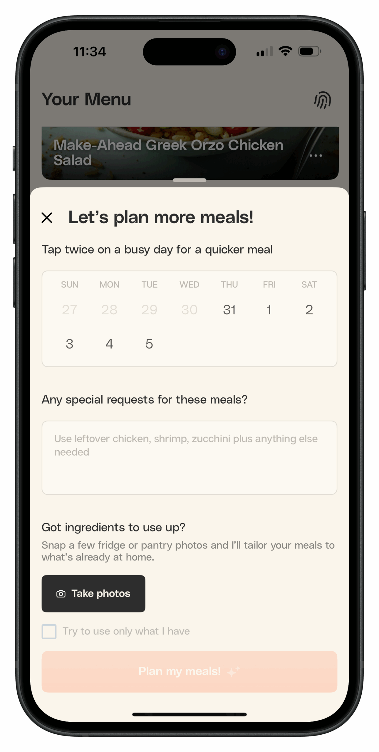 Plan more back to school dinners with Ollie