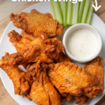 Spicy baked chicken wings