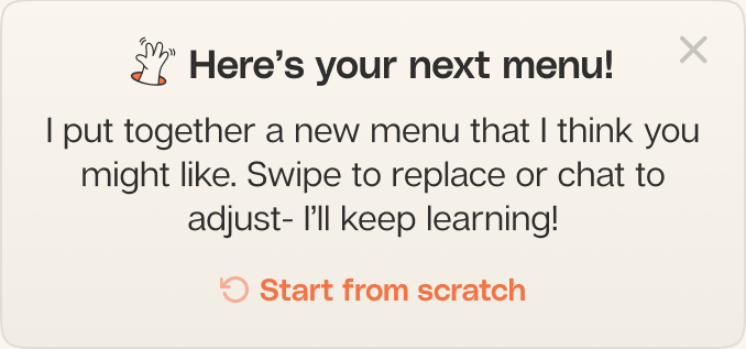 Automated meal planning